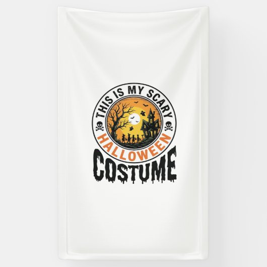 Engelbewaarder Halloween Kostuum Vintage Gravure T Spandoek (Verticaal)