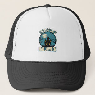 Engelbewaarder Halloween Spokenhuis Vintage T-shir Trucker Pet