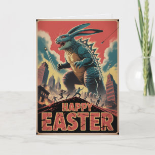 Engelbewaarder Pasen Konijn Monster Filmkaart Kaart