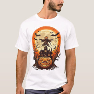 Engelbewaarder Pompoen Vogelverschrikker Geheugen T-shirt