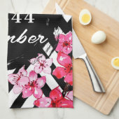 Engelcijfer "4444" theedoek (Quarter Fold)