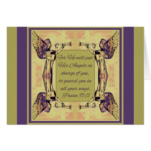 Engelen aan de leiding, paarse gouden Parakaleo ka (Voorkant Horizontaal)