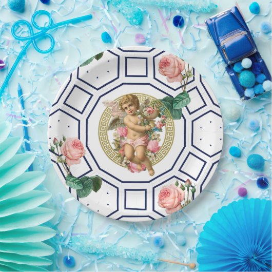 Engelen, Barok, rococo, , Papieren Bordje (Feest)