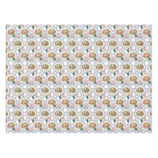 Engelen, Barok, rococo, , Tafelkleed (Voorkant (Horizontaal))