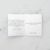 Engelen bezoeken de herders feestdagen kaart (Binnen)