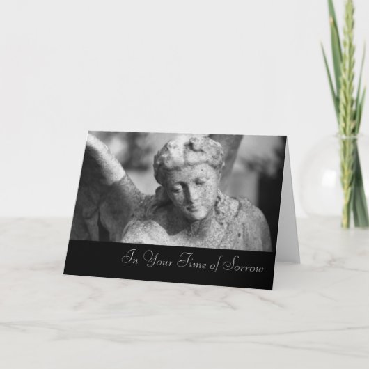 Engelen bezoeken · Sympathy Card Kaart (Voorkant)
