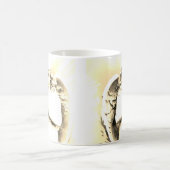 Engelen bidden Hemelse Vleugels Gouden Licht Koffiemok (Center)