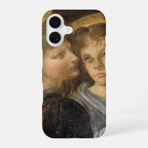 Engelen bij de Doop van Christus van Leonardo da V iPhone 16 Hoesje