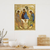 Engelen bij de Mamre Drie-eenheid Poster (Keuken)