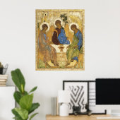 Engelen bij de Mamre Drie-eenheid Poster (Thuiskantoor)