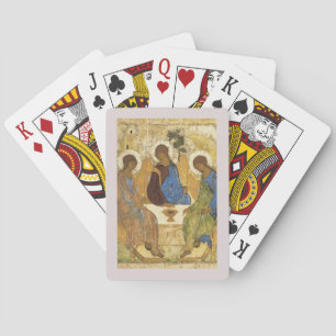 Engelen Bij Mamre Drie-eenheid Pokerkaarten