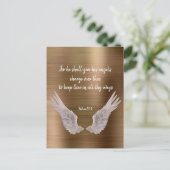 Engelen Bijbelvers Briefkaart (Staand voorkant)