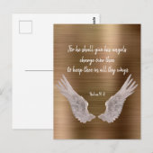 Engelen Bijbelvers Briefkaart (Voorkant / Achterkant)