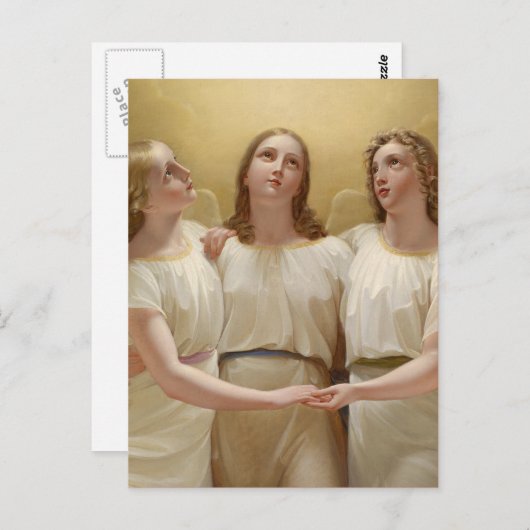 engelen briefkaart (Voorkant / Achterkant)