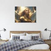 ENGELEN CANVAS AFDRUK (Insitu (Slaapkamer))