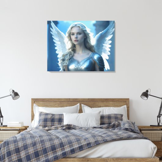 ENGELEN CANVAS AFDRUK (Insitu (Slaapkamer))