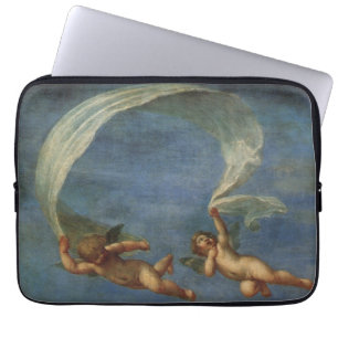 Engelen Detail van Adonis geleid door Cupido's doo Laptop Sleeve