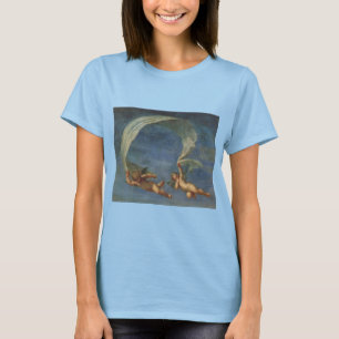 Engelen Detail van Adonis geleid door Cupido's doo T-shirt