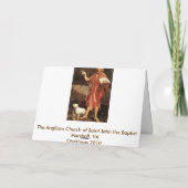 Engelen die we in de hoogte hebben gehoord feestdagen kaart (Achterkant)