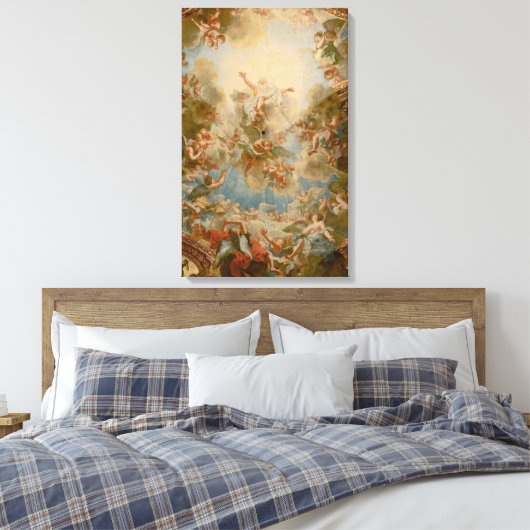 Engelen en Cherubs Versailles Canvas Afdruk (Insitu (Slaapkamer))