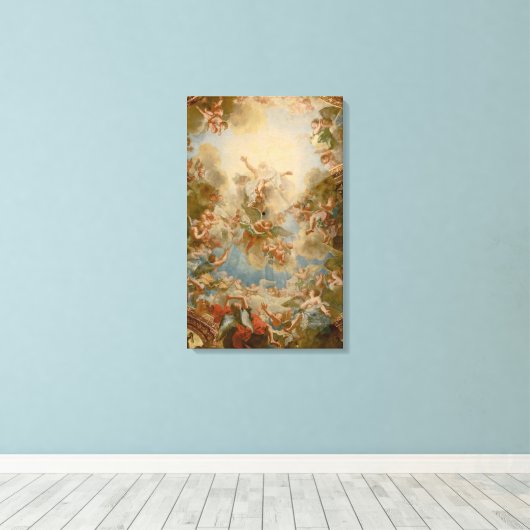 Engelen en Cherubs Versailles Canvas Afdruk (Insitu (Houten vloer))