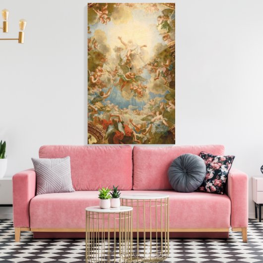 Engelen en Cherubs Versailles Canvas Afdruk (Insitu (Woonkamer))