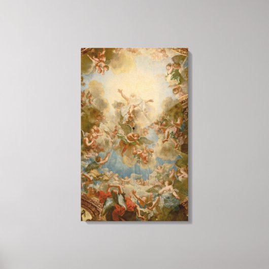 Engelen en Cherubs Versailles Canvas Afdruk (Voorkant)