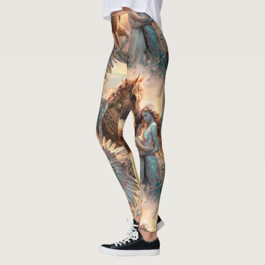 Engelen en paarden leggings (Links)