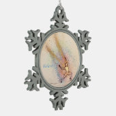 Engelen en sneeuwvlok Inspirerend Ornament (Links)