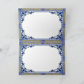 Engelen Garlanding het Baby Christus Feestdagen Kaart (Binnen)