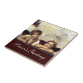 ENGELEN / Gevleugelde Cherubs, Raffaello Sanzio Tegeltje (Zijkant)