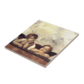 Engelen/gevleugelde cherubs, wolken, Raffaello San Tegeltje (Zijkant)