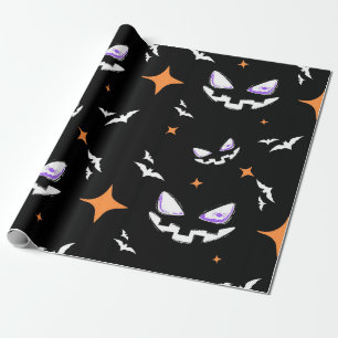 Engelen Halloween Pompoen Patroon Cadeau Cadeaupapier