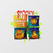 Engelen Halloween Raamsticker (Vel)