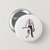 engelen Halloween zombie Ronde Button 5,7 Cm (Voorkant /achterkant)