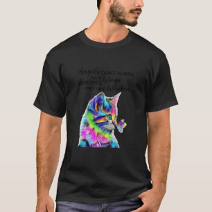 Engelen hebben niet altijd vleugels Ze hebben snor T-shirt