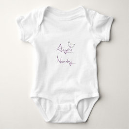 Engelen in de buurt geloof/cadeau voor de doop bab romper