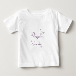Engelen in de buurt geloof/cadeau voor de doop bab romper