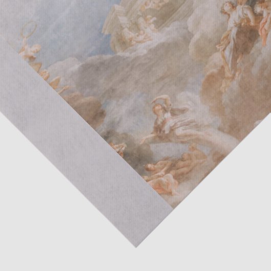 engelen in de hemel tissuepapier (Detail)