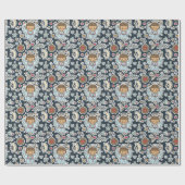 Engelen in het blauw cadeaupapier (Vlak)