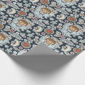 Engelen in het blauw cadeaupapier (Hoek)