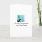 Engelen in het graf/Art-Easter Feestdagen Kaart (Achterkant)