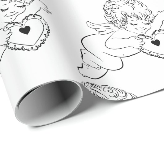 Engelen inpakpapier (Rol Hoek)