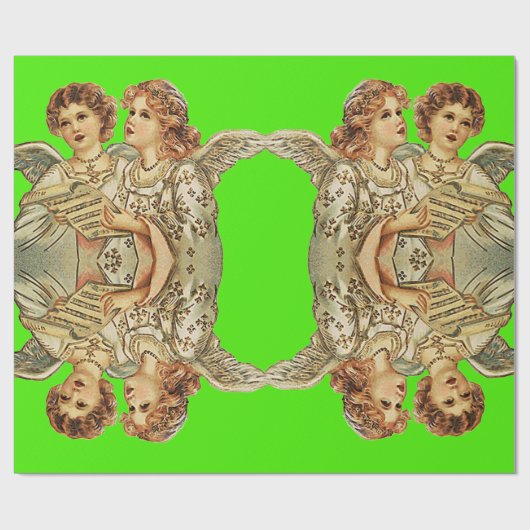 Engelen inpakpapier (Vlak)