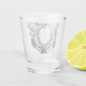 Engelen Kader Lijn Kunst Shotglas Shot Glas (Achterkant)