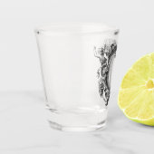 Engelen Kader Lijn Kunst Shotglas Shot Glas (Links)