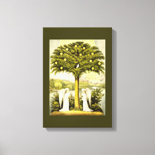 engelen keer voorbij omhuld canvas