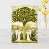 engelen keer voorbij wenskaart kaart (Gele Bloem)