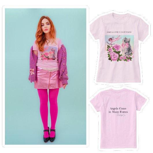 engelen komen in veel vormen voor shirt van keshet