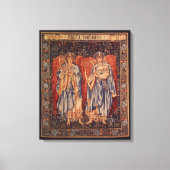 Engelen Laudantes (Prijzende engelen) van Burne Jo Canvas Afdruk (Voorkant)